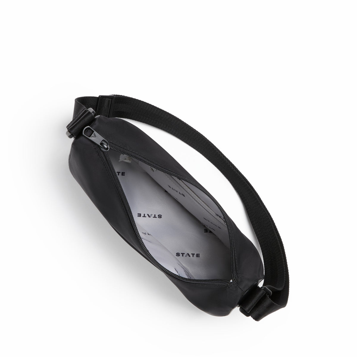 Luna Mini Crossbody Recycled Nylon Black