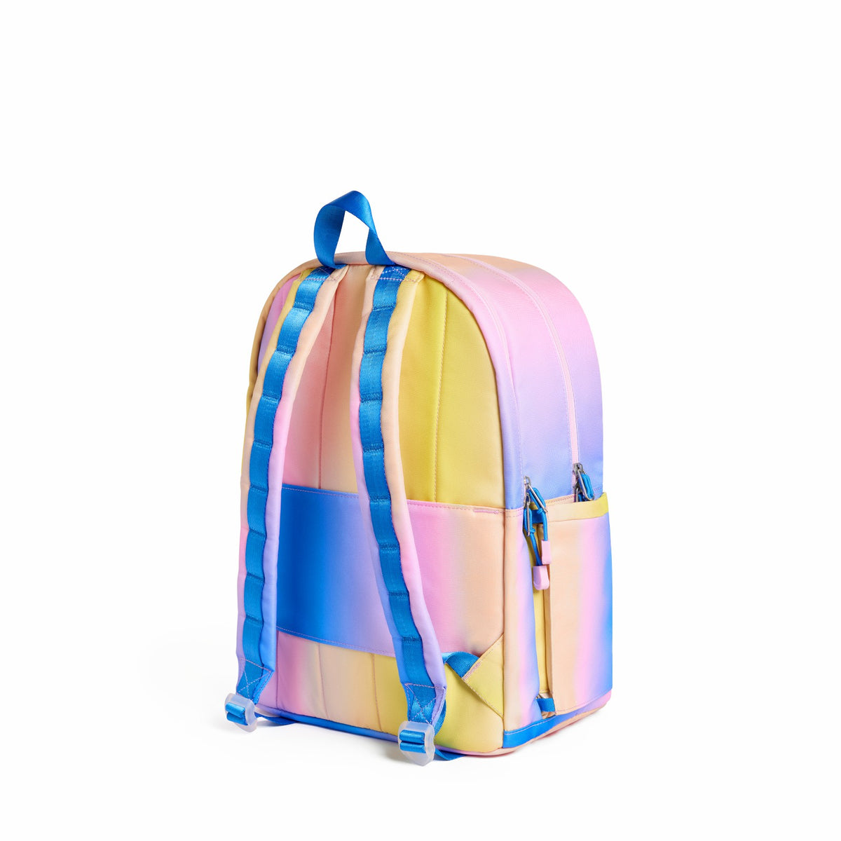 Kane Kids Large Backpack Recycled Polycnavas Blue/Pink/Yellow Gradient