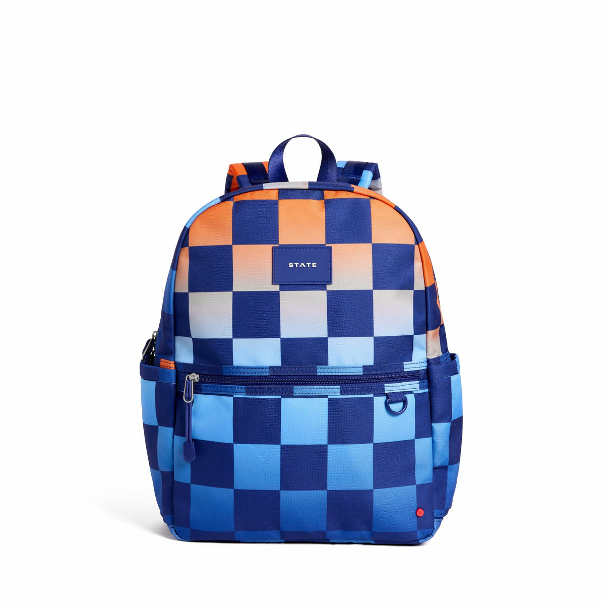 Kane Kids Travel Backpack Printed Canvas Gradient Checkerboard