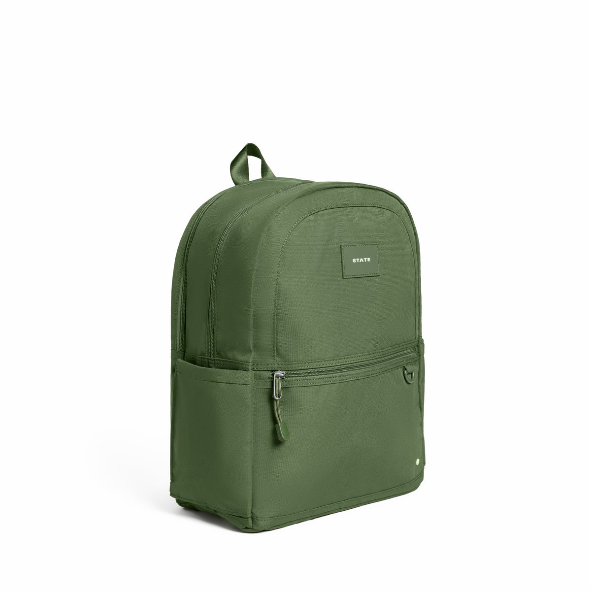 Kane Kids Double Pocket Recycled Polyester Canvas Olive