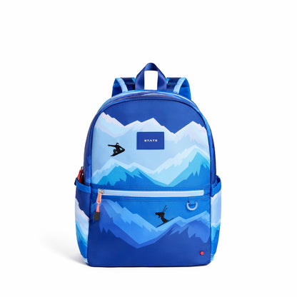 Kane Double Pocket Backpack Recycled Polycanvas Mountains