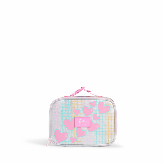 STATE x Barbie™ Rodgers Lunch Box Barbie Multi Grid & Hearts