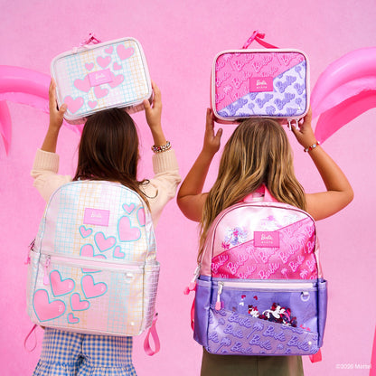 STATE x Barbie™ Rodgers Lunch Box Barbie Multi Grid & Hearts