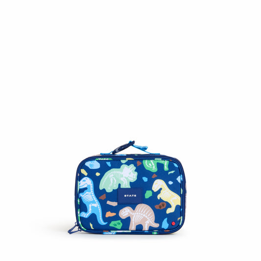 Rodgers Lunch Box Recycled Polyester Canvas Dino Fossils