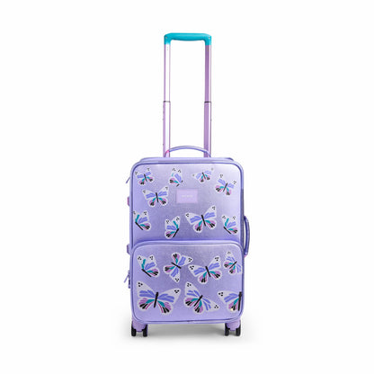 Logan Suitcase Metallic Butterfly
