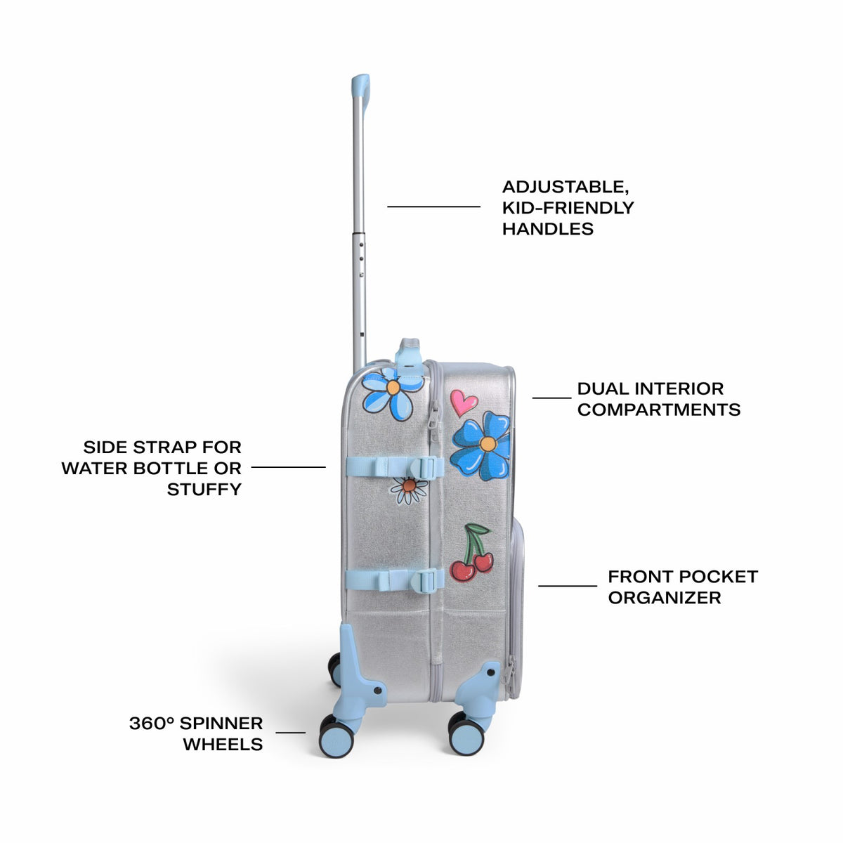 Logan Carry-On Suitcase Metallic Graffiti
