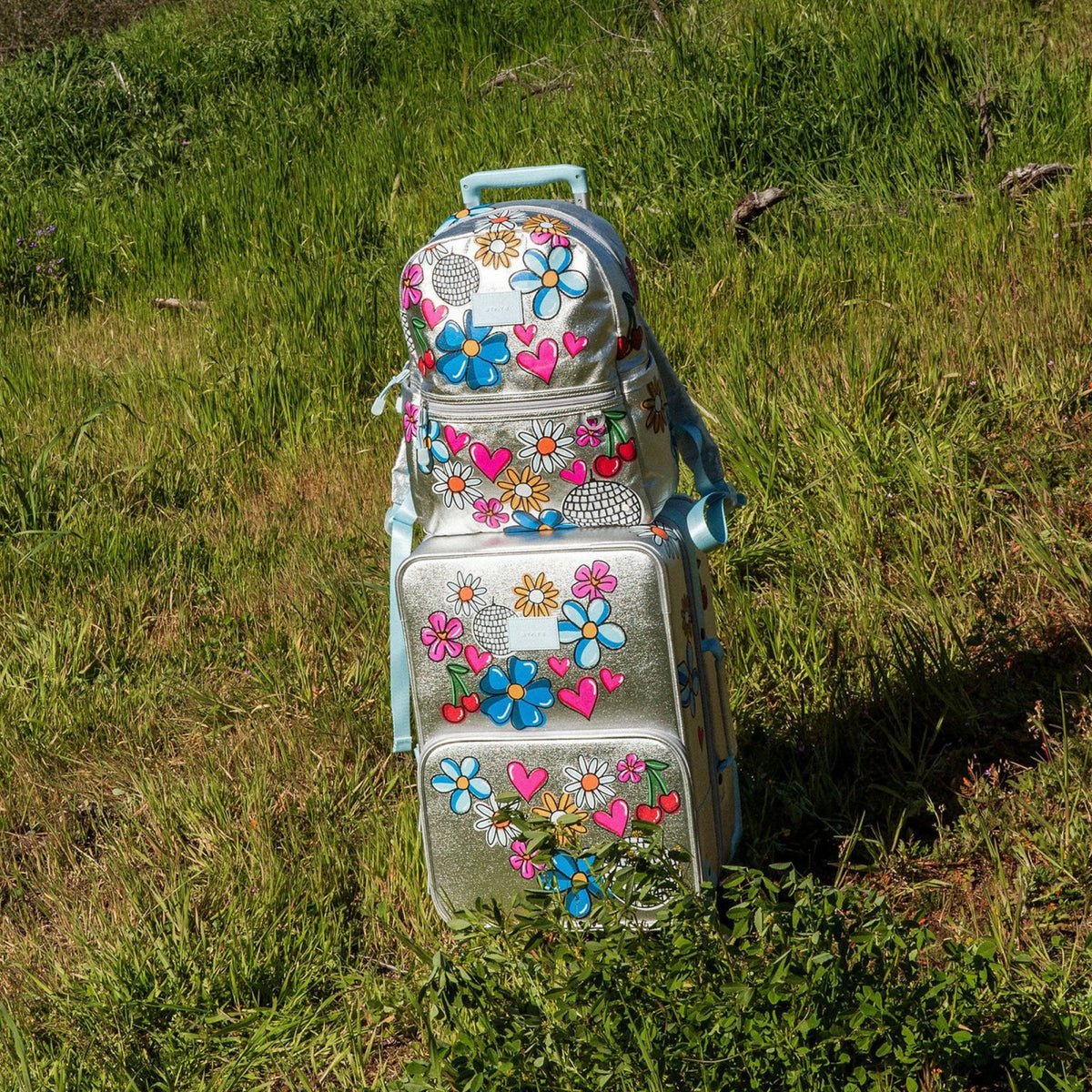Logan Carry-On Suitcase Metallic Graffiti