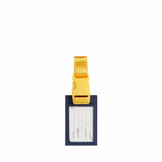 Logan Luggage Tag Polyester Canvas Green/Navy