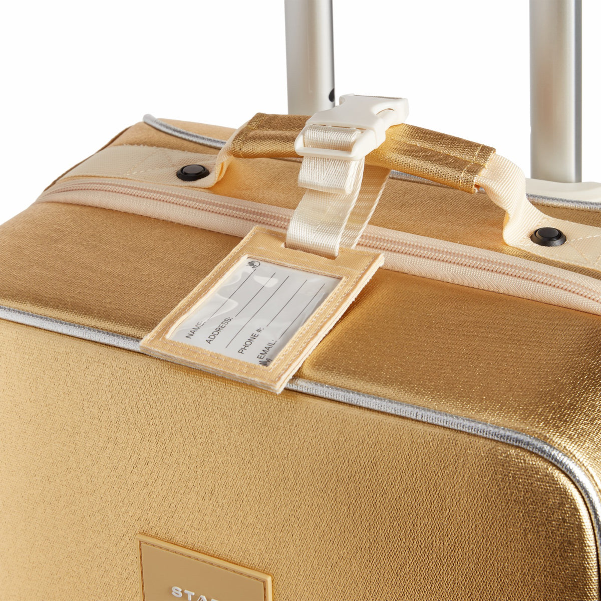 Logan Luggage Tag Metallic Gold
