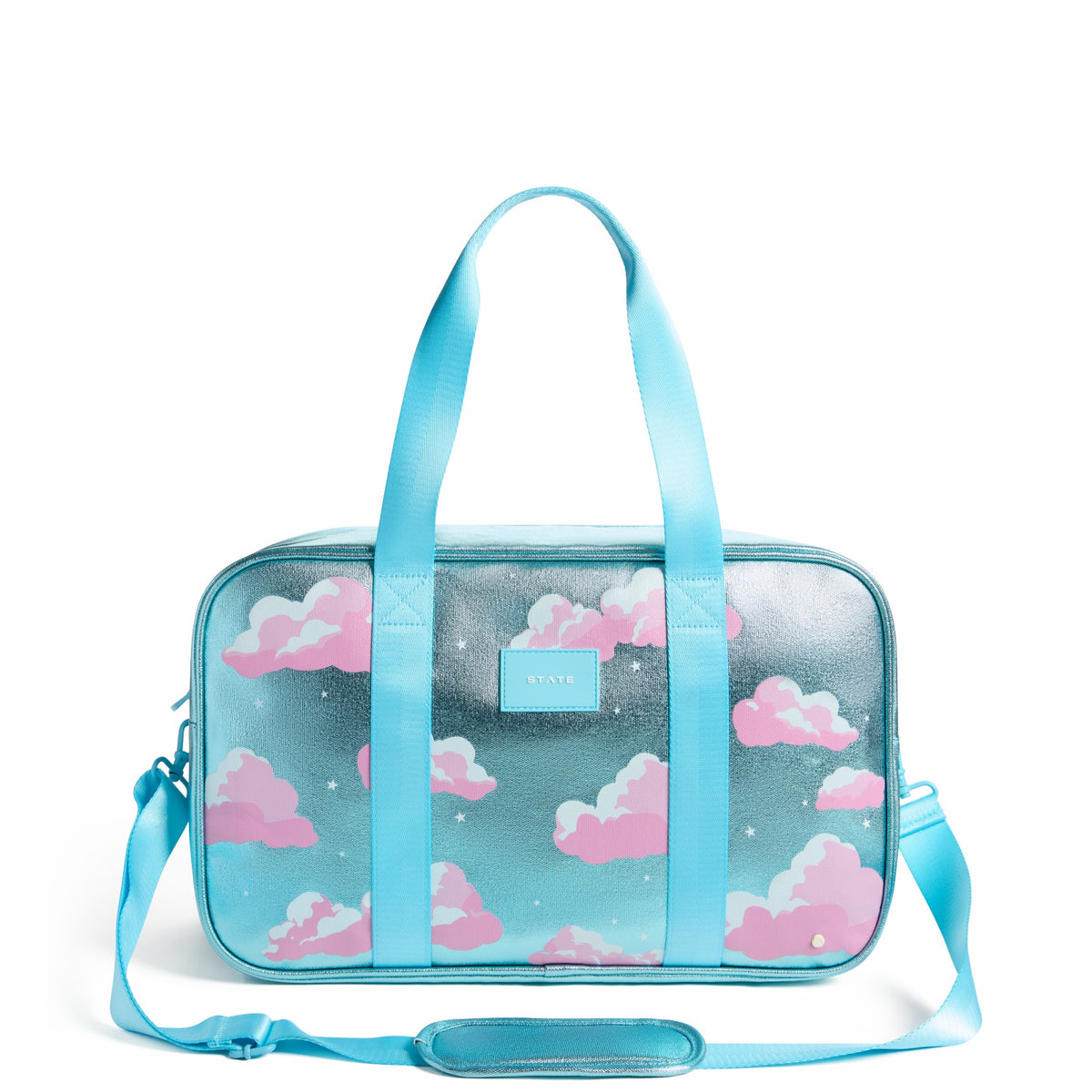 Rockaway Duffle Metallic Clouds