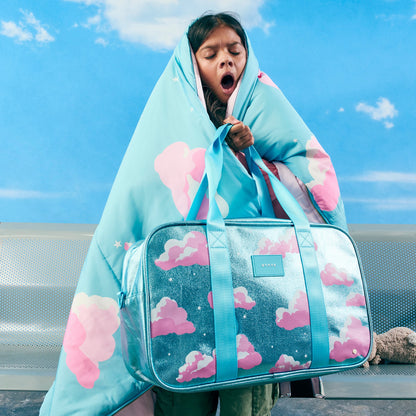 Rockaway Duffle Metallic Clouds