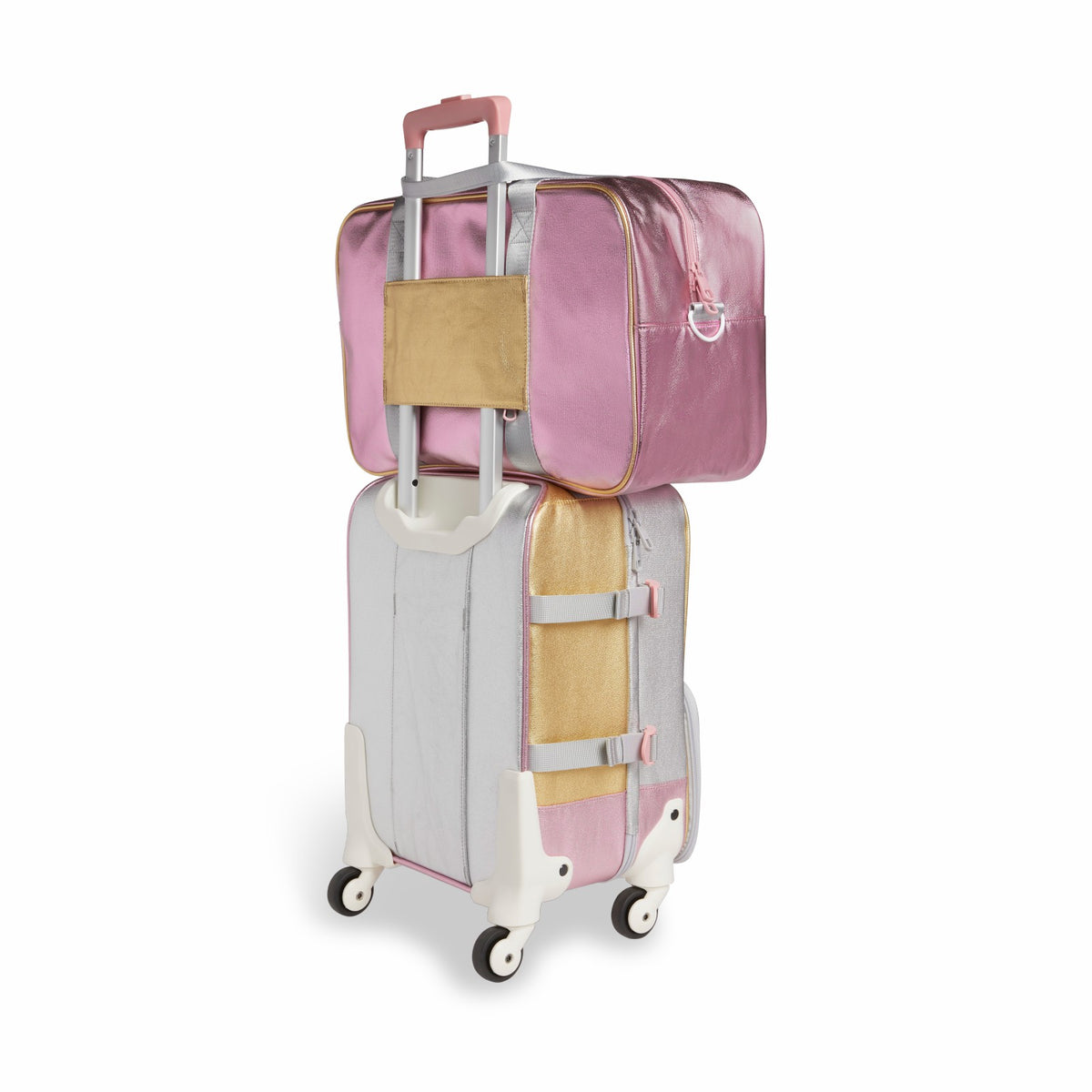 Rockaway Duffle Metallic Pink/Silver