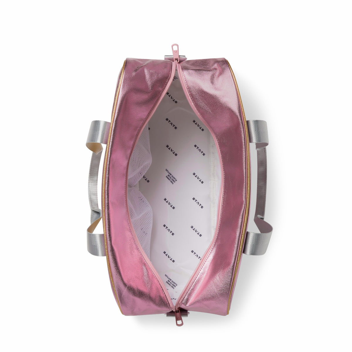 Rockaway Duffle Metallic Pink/Silver