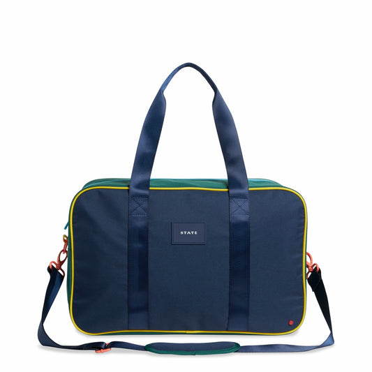 Rockaway Duffle Polyester Canvas Green/Navy