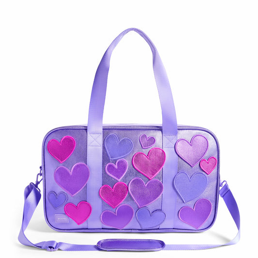 Rockaway Duffle Metallic 3D Hearts