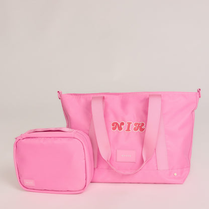 Graham Tote Nylon Pink