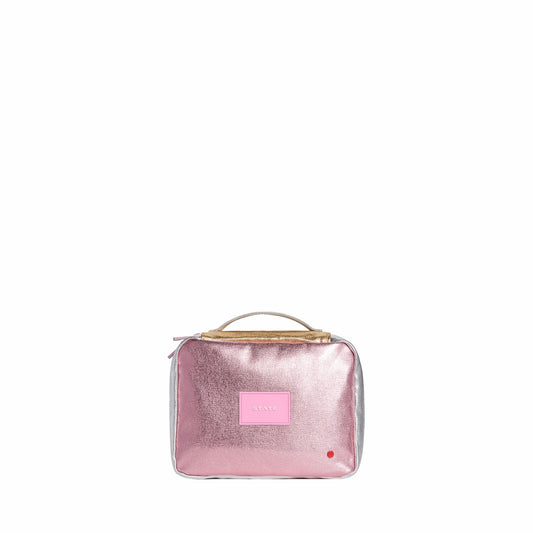 Bensen Toiletry Kit Metallic Pink/Silver