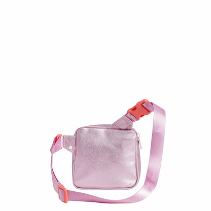Sunny Fanny Pack Metallic Quilted Lilac