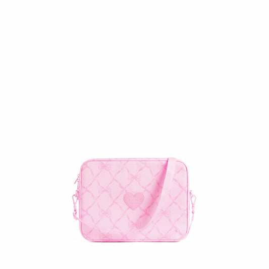 STATE x LoveShackFancy Allen Laptop Case Pink Peppermint