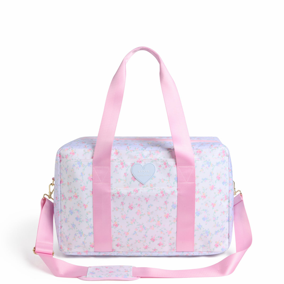 STATE x LoveShackFancy Wellington Weekender Nylon Confetti Bloom / Wildflower Blue