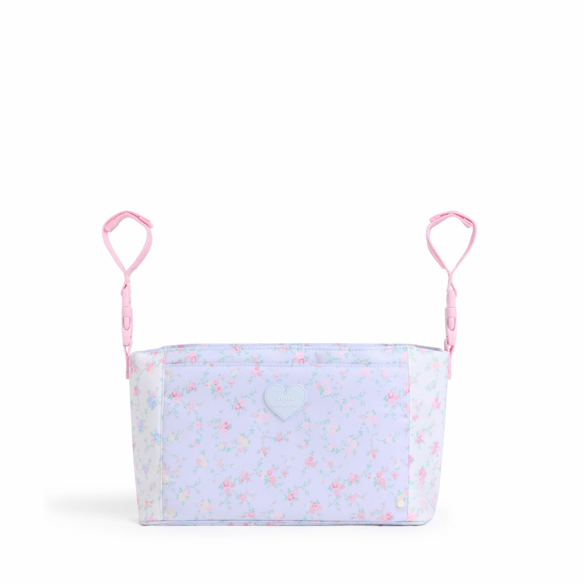 STATE x LoveShackFancy Stroller Organizer Nylon Confetti Bloom / Wildflower Blue