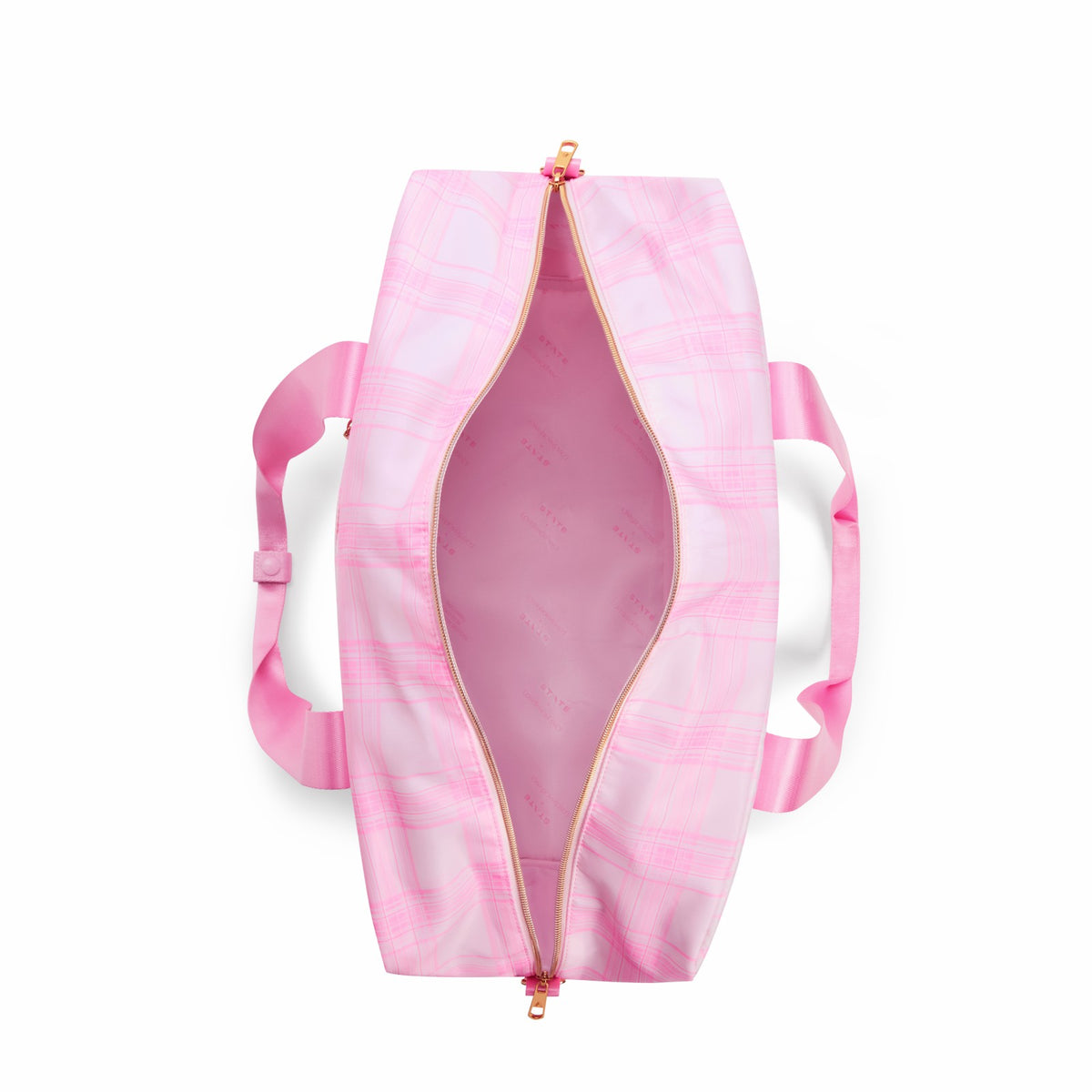 STATE x LoveShackFancy Wellington Weekender Nylon Pink Vanilla