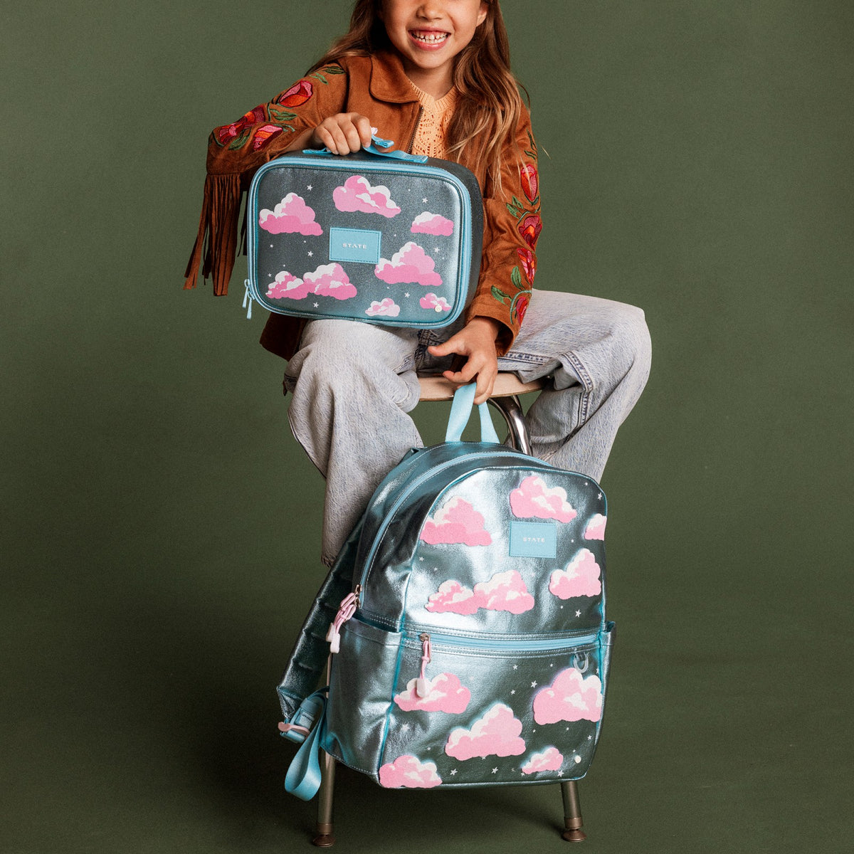 Kane Kids Backpack Metallic Clouds