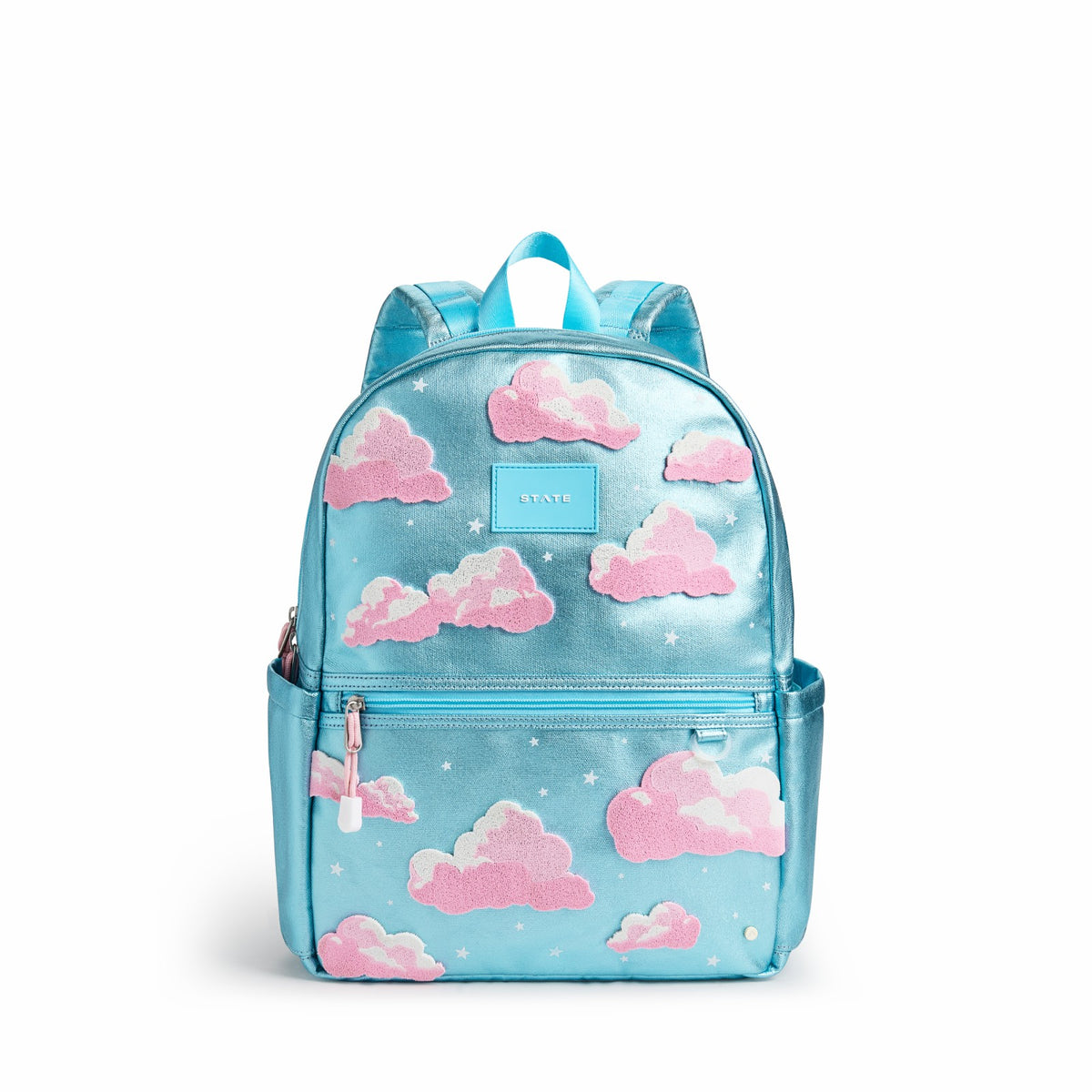 Kane Double Pocket Backpack Metallic Clouds