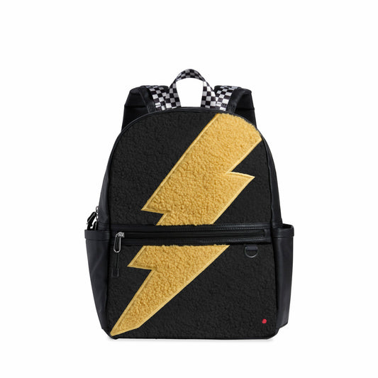 Kane Kids Double Pocket Backpack Fuzzy Bolt
