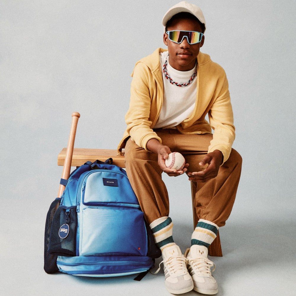 Shea Baseball Backpack Blue Gradient