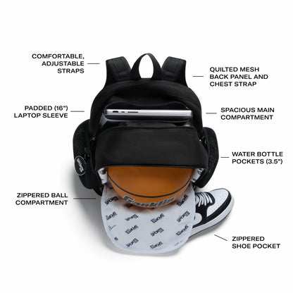 Ozzie Ball Backpack Red