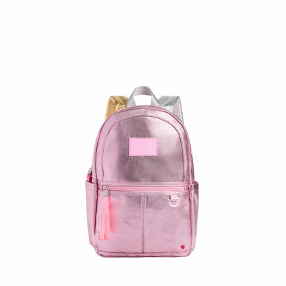 Kane Mini Backpack Metallic Pink/Silver