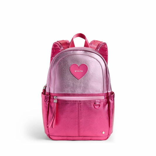 Kane Mini Backpack Metallic Pink/Hot Pink Colorblock