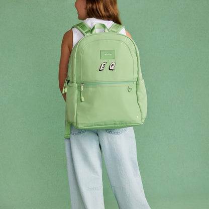 Kane Kids Double Pocket Recycled Polyester Canvas Green