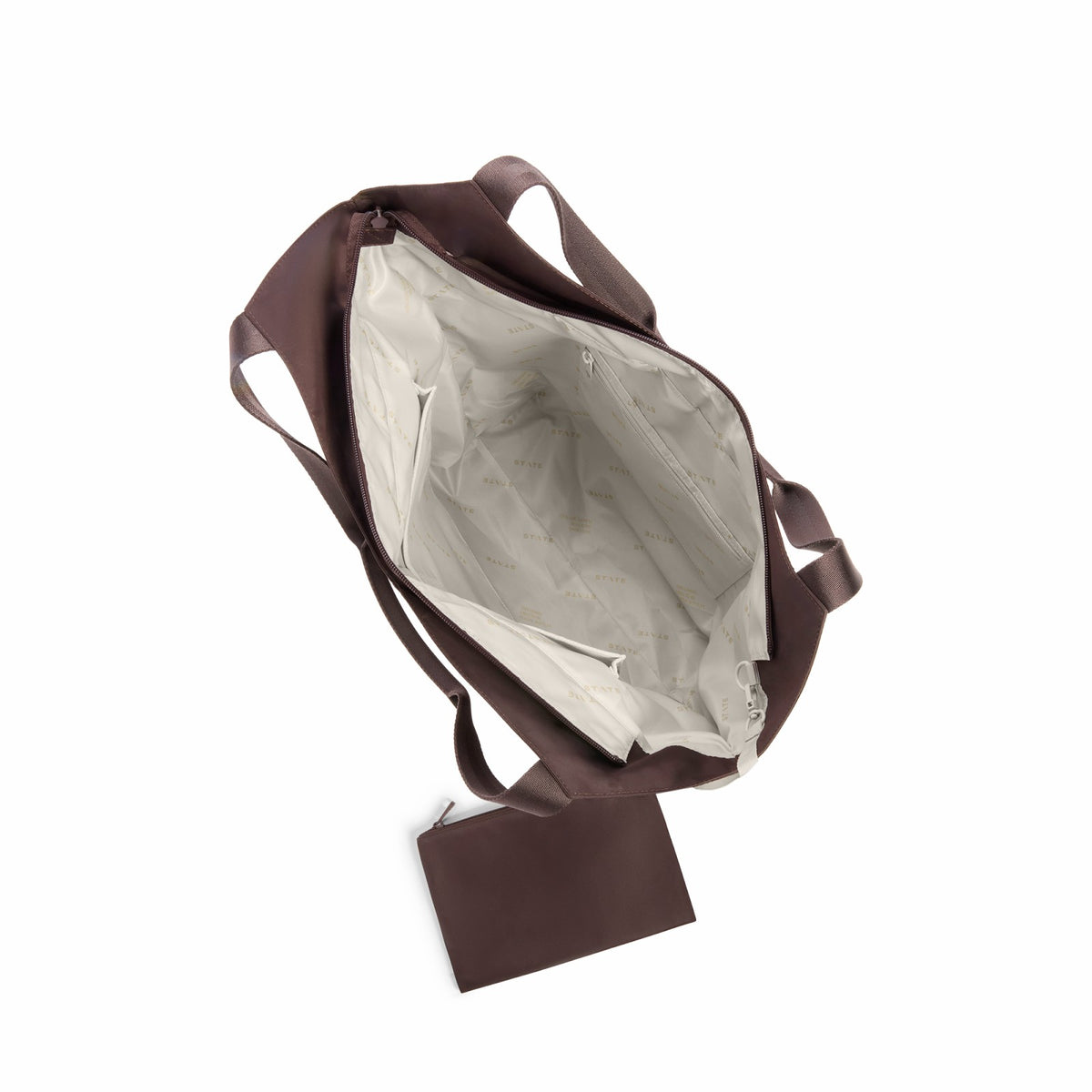 Beverly Tote Recycled Nylon Brown