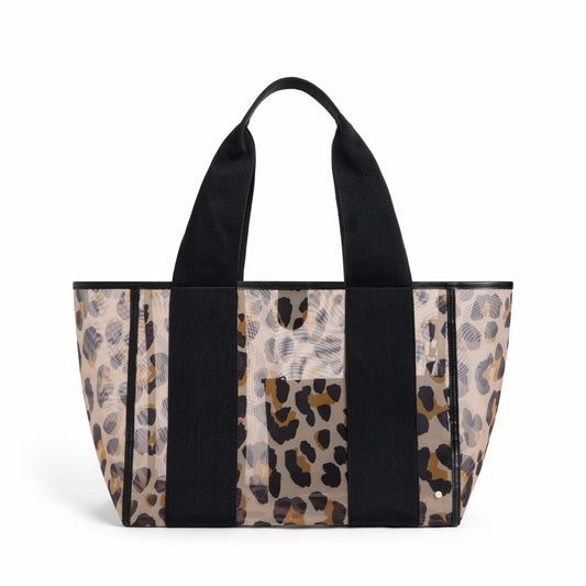 Wellington Cabana Tote Mesh Leopard