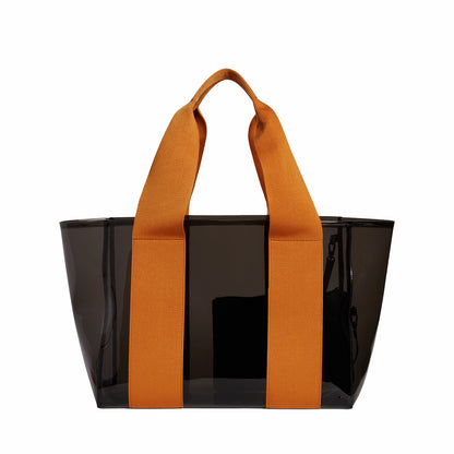 Wellington Cabana Tote TPU Black/Caramel
