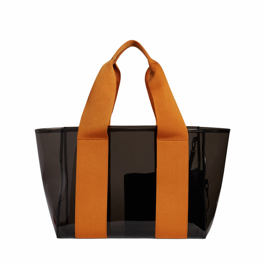 Wellington Cabana Tote TPU Black/Caramel