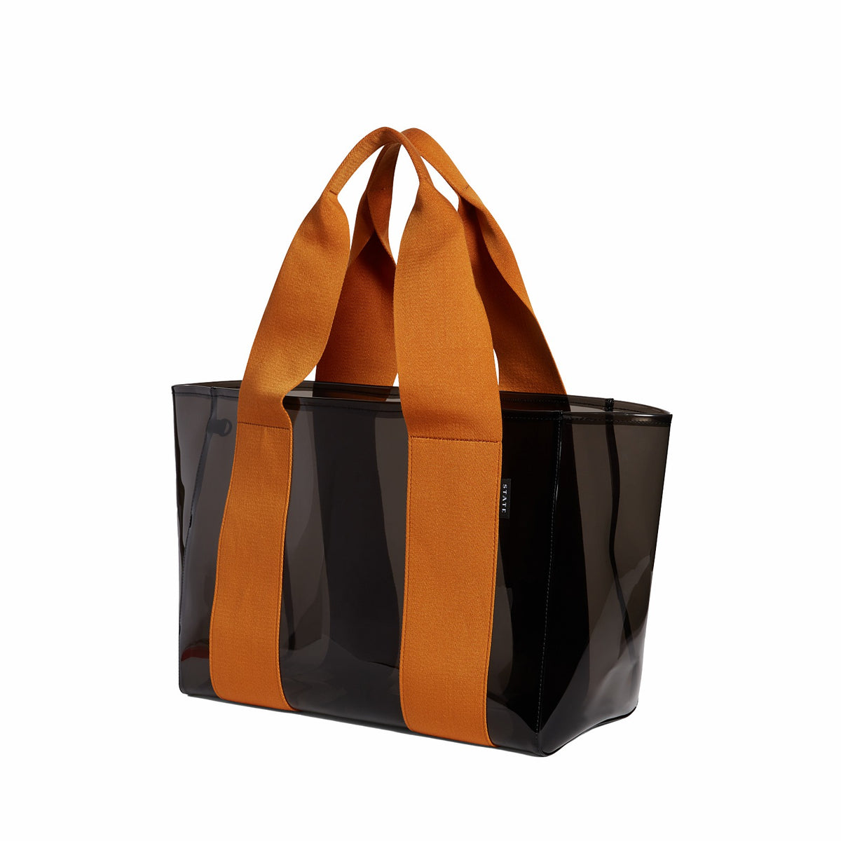 Wellington Cabana Tote TPU Black/Caramel