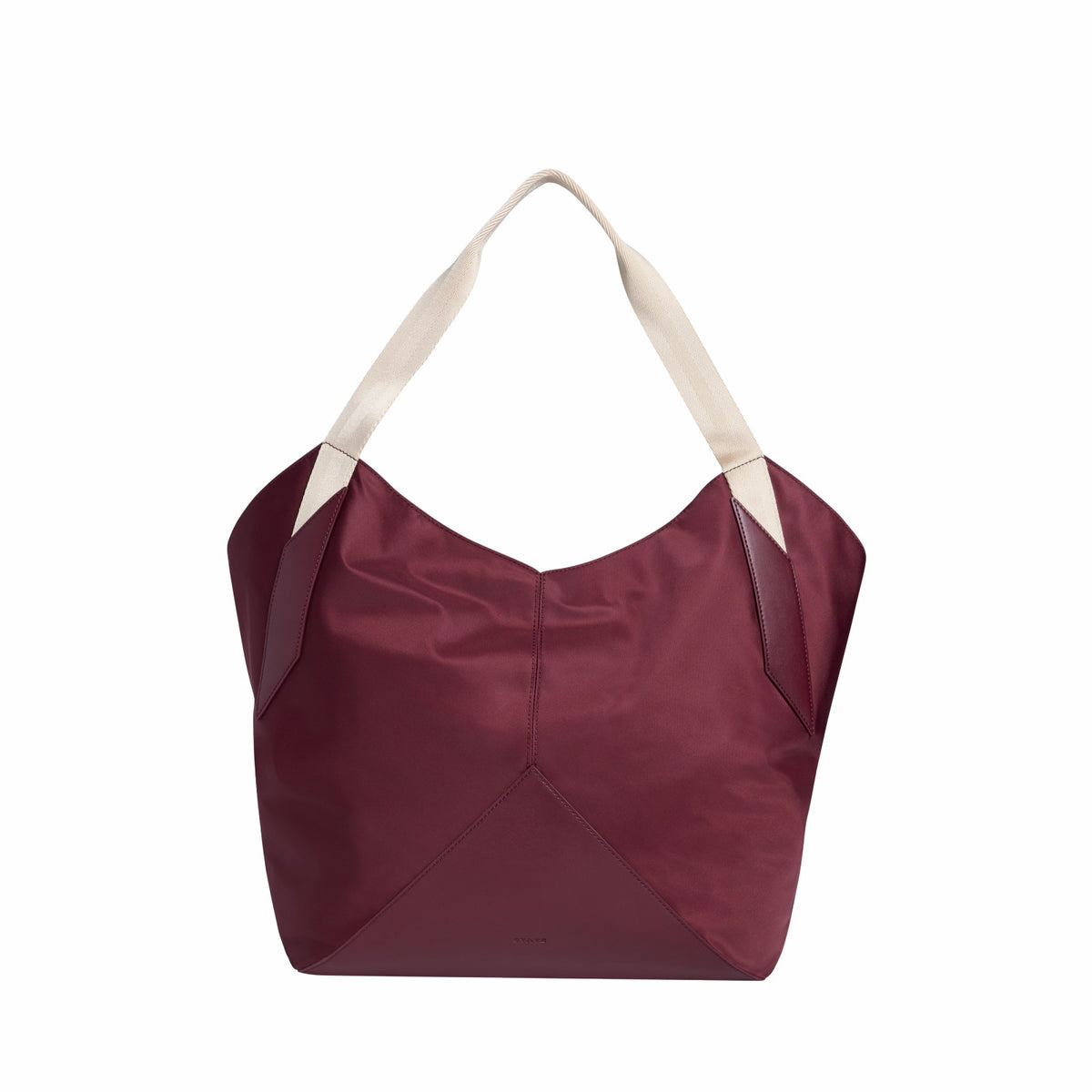 Beverly Tote Recycled Nylon Burgundy