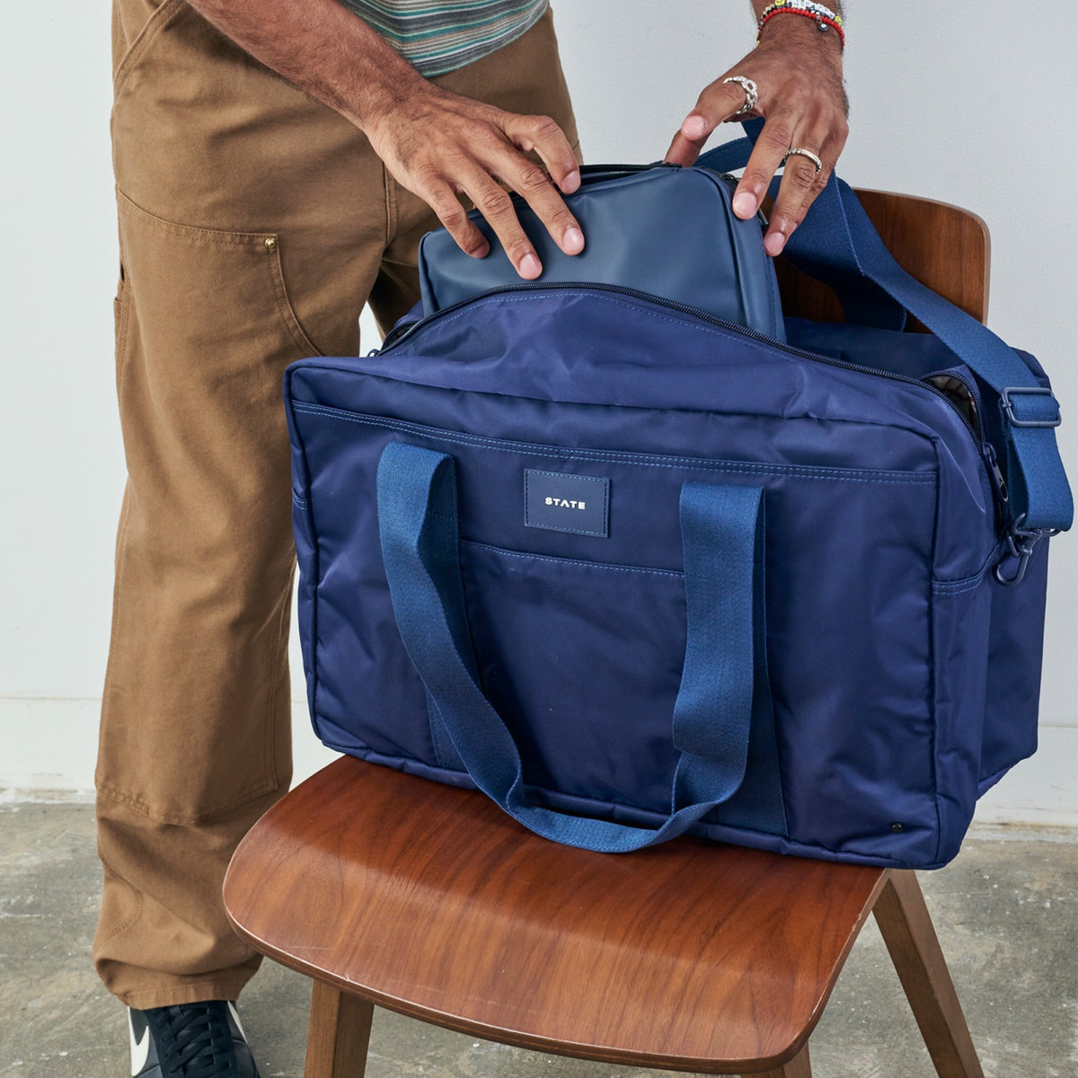 Wellington Weekender Nylon Navy