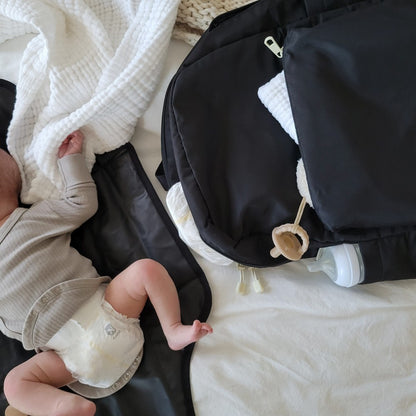 Lorimer Diaper Bag Backpack Nylon Black