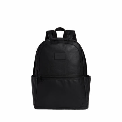 Kane Double Pocket Large Backpack Coated Canvas Black