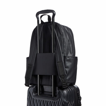 Kane Double Pocket Large Backpack Coated Canvas Black
