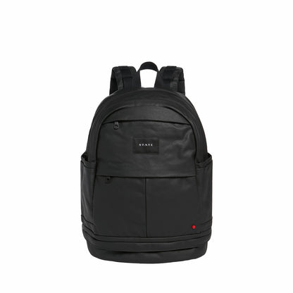 Lenox with Shoe Pocket Backpack Coated Canvas Black