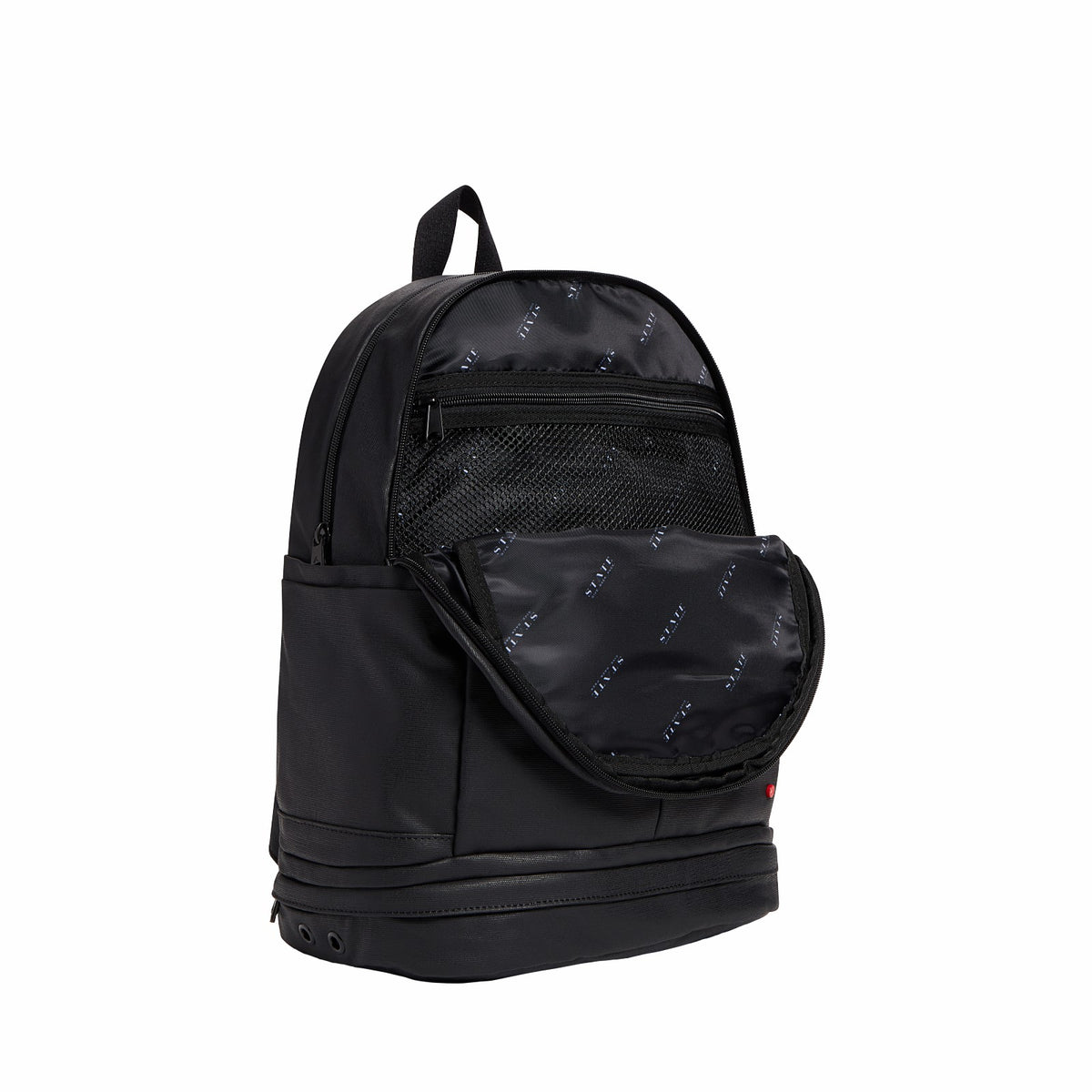 Lenox with Shoe Pocket Backpack Coated Canvas Black