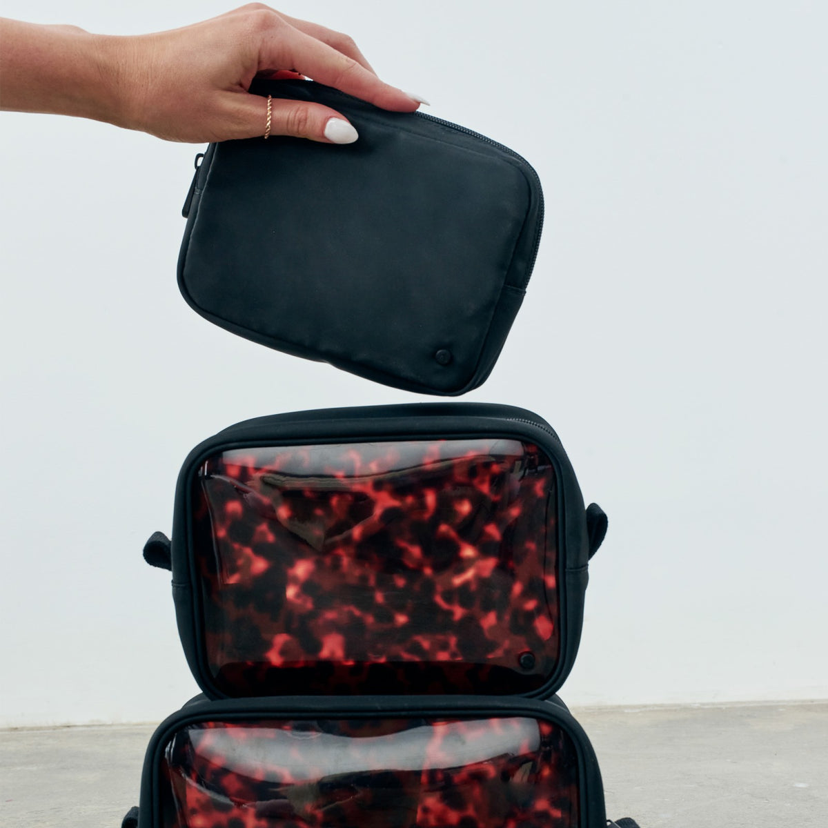 Travel Pouch Set Tortoise