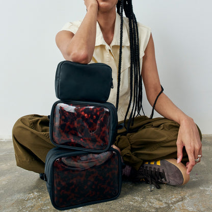 Travel Pouch Set Tortoise