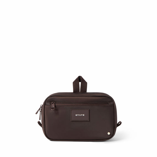 Hart Dopp Kit Nylon Brown