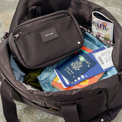Hart Dopp Kit Nylon Brown